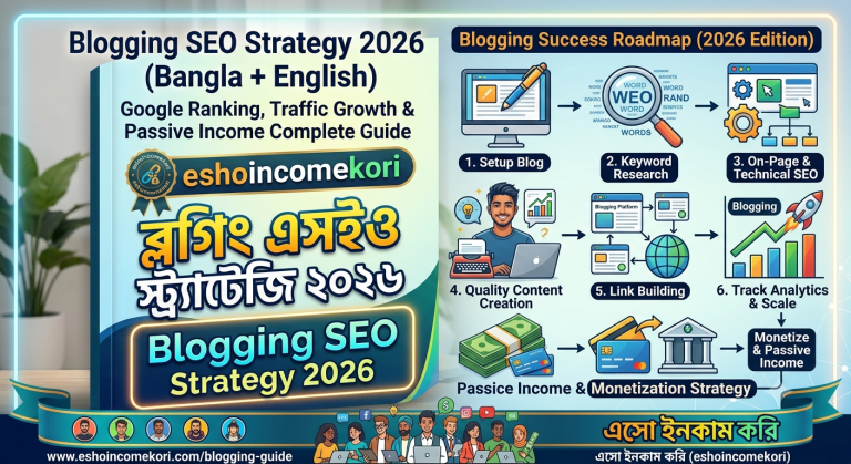 Blogging SEO Strategy 2026 (Bangla + English): Google Ranking, Traffic Growth & Passive Income Complete Guide
