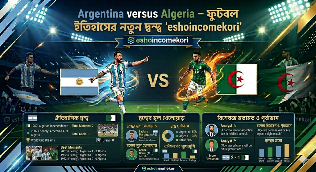 Argentina versus Algeria – ফুটবল ইতিহাসের নতুন দ্বন্দ্ব