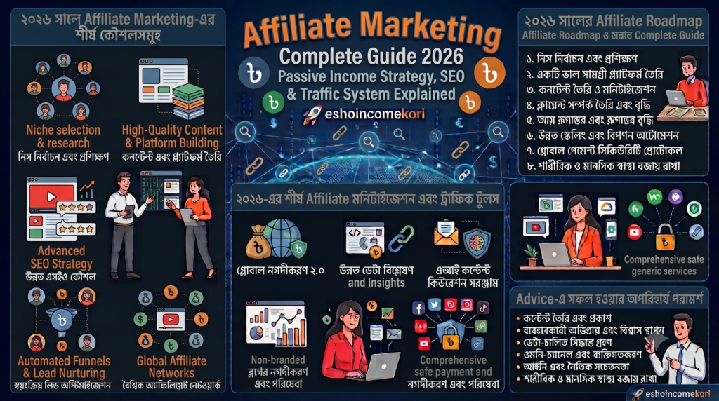 Affiliate Marketing Complete Guide 2026 Passive Income Strategy, SEO & Traffic System Explained
