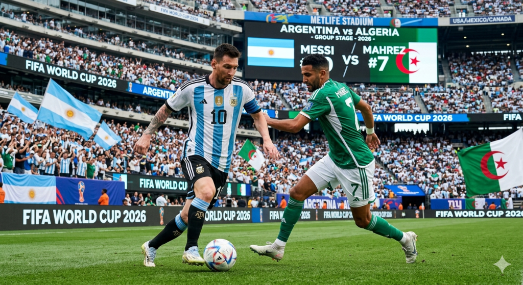 Argentina vs Algeria 2026: বিশ্বকাপের মঞ্চে প্রথমবার মুখোমুখি লিওনেল মেসি ও রিয়াদ মাহরেজের দল