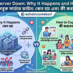  Facebook Server Down: Why It Happens and How to Cope ফেসবুক সার্ভার ডাউন: কেন হয় এবং কী করবেন?
