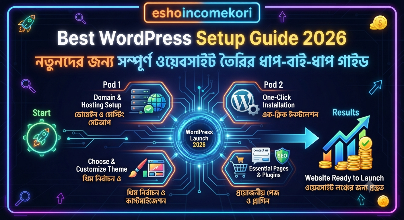 Best WordPress Setup Guide 2026 – Complete Beginner Website Setup Step by Step