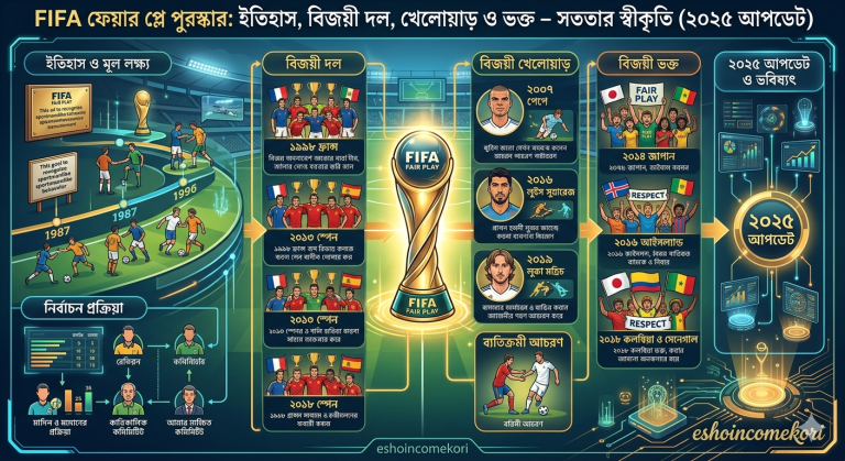 FIFA ফেয়ার প্লে পুরস্কার: ইতিহাস, বিজয়ী দল, খেলোয়াড় ও ভক্ত – সততার স্বীকৃতি (২০২৫ আপডেট)