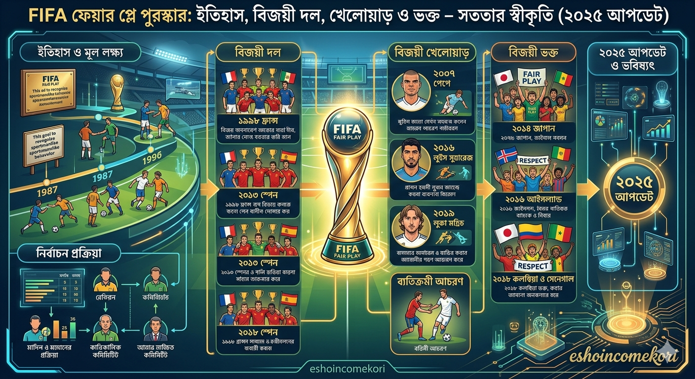 FIFA ফেয়ার প্লে পুরস্কার: ইতিহাস, বিজয়ী দল, খেলোয়াড় ও ভক্ত – সততার স্বীকৃতি (২০২৫ আপডেট)