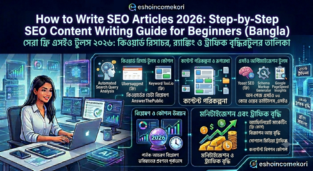 How to Write SEO Articles 2026: Step-by-Step SEO Content Writing Guide for Beginners (Bangla)