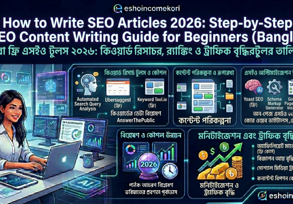 How to Write SEO Articles 2026: Step-by-Step SEO Content Writing Guide for Beginners (Bangla)