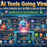AI Tools Going Viral: ২০২৬ সালে সবচেয়ে দ্রুত জনপ্রিয় হওয়া AI টুলস ও ট্রেন্ড