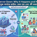 Facebook Server Down: Why It Happens and How to Cope ফেসবুক সার্ভার ডাউন: কেন হয় এবং কী করবেন?