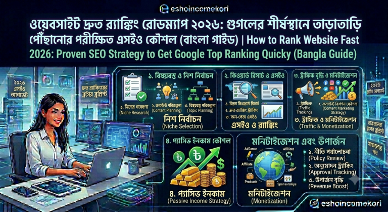 How to Rank Website Fast 2026: Proven SEO Strategy to Get Google Top Ranking Quickly (Bangla Guide)