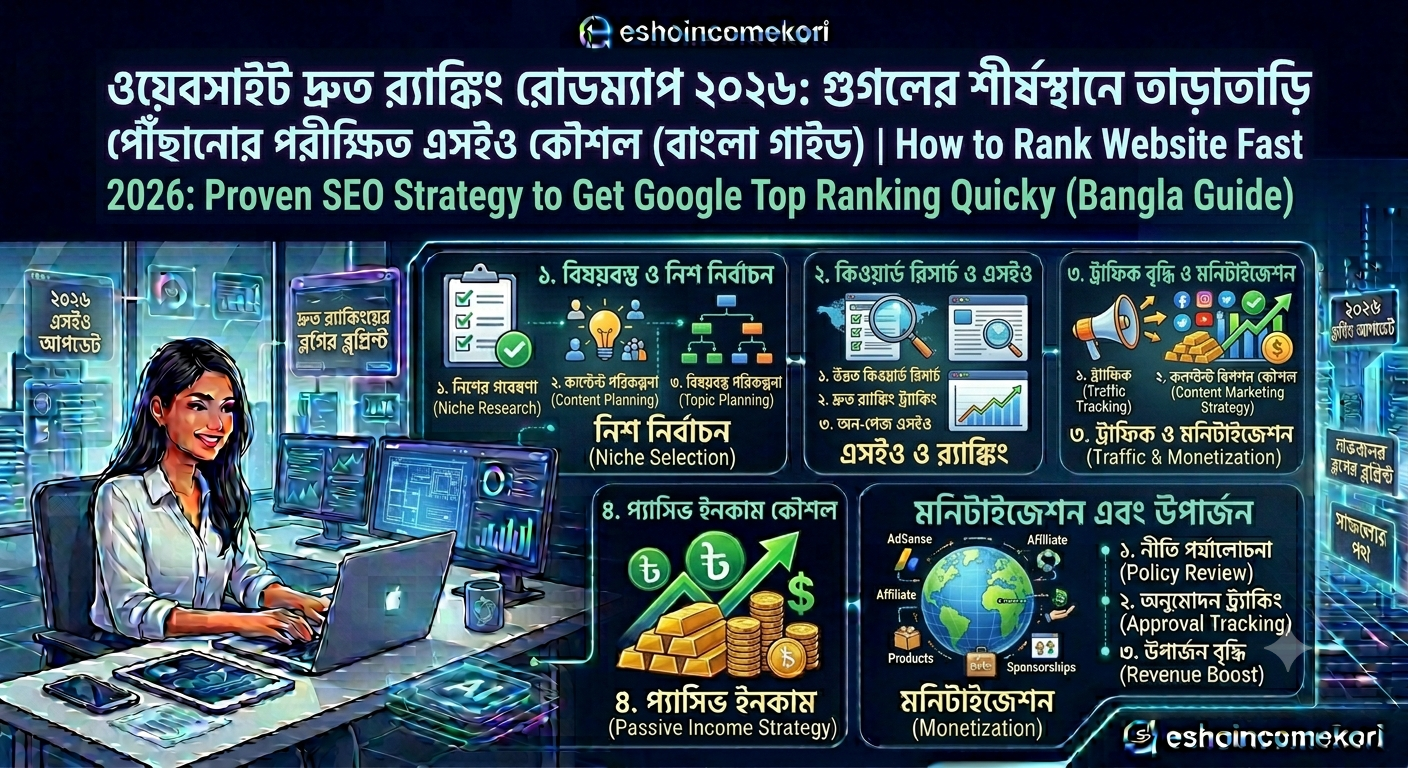 How to Rank Website Fast 2026: Proven SEO Strategy to Get Google Top Ranking Quickly (Bangla Guide)