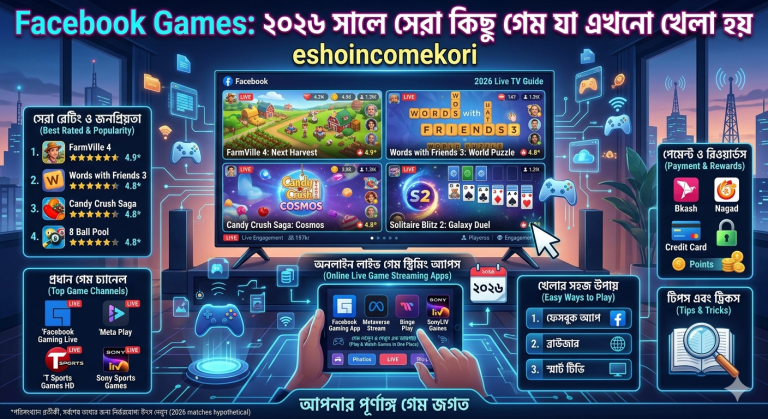Facebook Games: ২০২৬ সালে সেরা কিছু গেম যা এখনো খেলা হয়