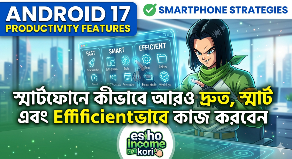 Android 17 Productivity Features: স্মার্টফোনে 6কীভাবে আরও দ্রুত, স্মার্ট এবং Efficientভাবে কাজ করবেন