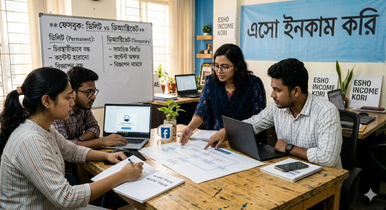  Facebook Delete vs Deactivate – পার্থক্য ও কোনটি কখন করবেন?
