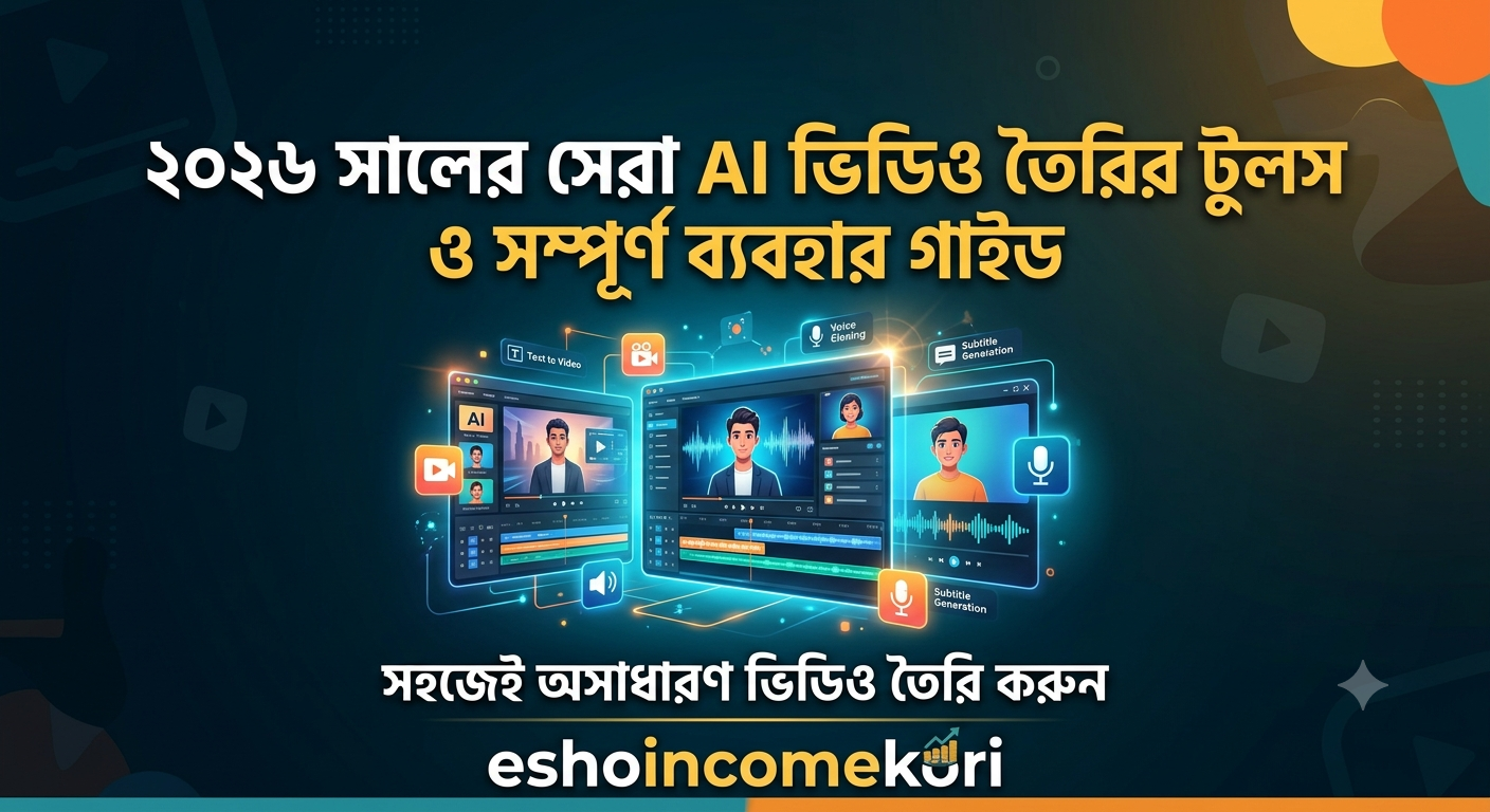 AI Video Creation Tools Guide: ২০২৬ সালের সেরা AI ভিডিও তৈরির টুলস ও সম্পূর্ণ ব্যবহার গাইড