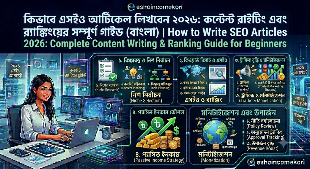 How to Write SEO Articles 2026: Complete Content Writing & Ranking Guide for Beginners (Bangla)