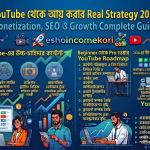 YouTube থেকে আয় করার Real Strategy 2026 : Monetization, SEO ও Growth Complete Guide