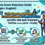 Online Income Scam Detection Guide 2026 (Bangla + English): Safe Earning System & Fraud Avoidance Complete Guide