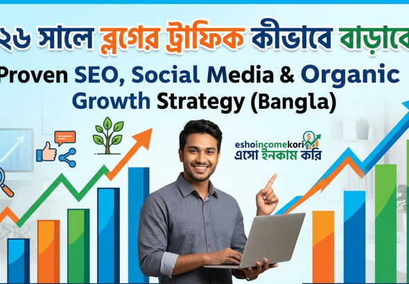 How to Increase Blog Traffic 2026: Proven SEO, Social Media & Organic Growth Strategy (Bangla)