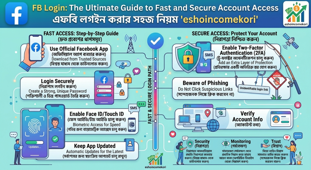 FB Login: The Ultimate Guide to Fast and Secure Account Access এফবি লগইন করার সহজ নিয়ম