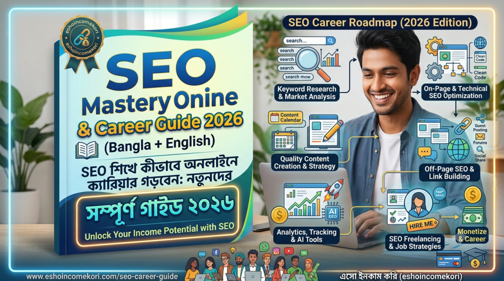 SEO শিখে কীভাবে অনলাইনে ক্যারিয়ার গড়বেন: নতুনদের জন্য সম্পূর্ণ গাইড ২০২৬
