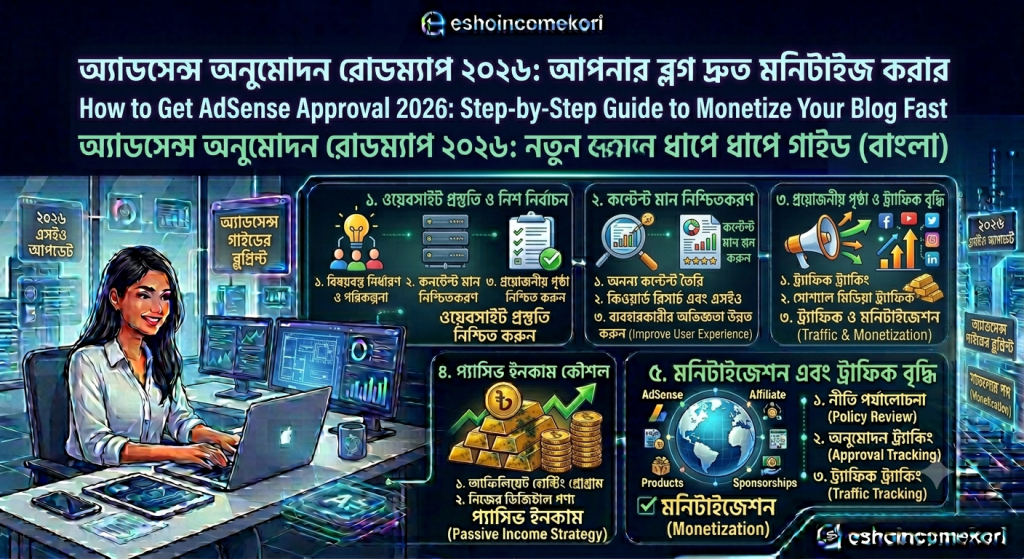 How to Get AdSense Approval 2026: Step-by-Step Guide to Monetize Your Blog Fast (Bangla)