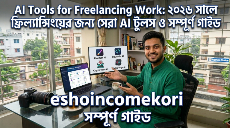AI Tools for Freelancing Work: ২০২৬ সালে ফ্রিল্যান্সিংয়ের জন্য সেরা AI টুলস ও সম্পূর্ণ গাইড