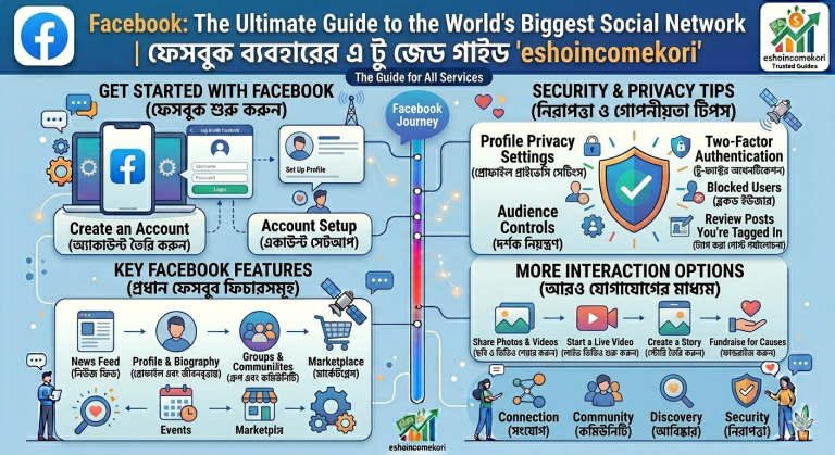  Facebook: The Ultimate Guide to the World's Biggest Social Network ফেসবুক ব্যবহারের এ টু জেড গাইড
