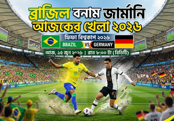 Brazil vs Germany Today Match 2026