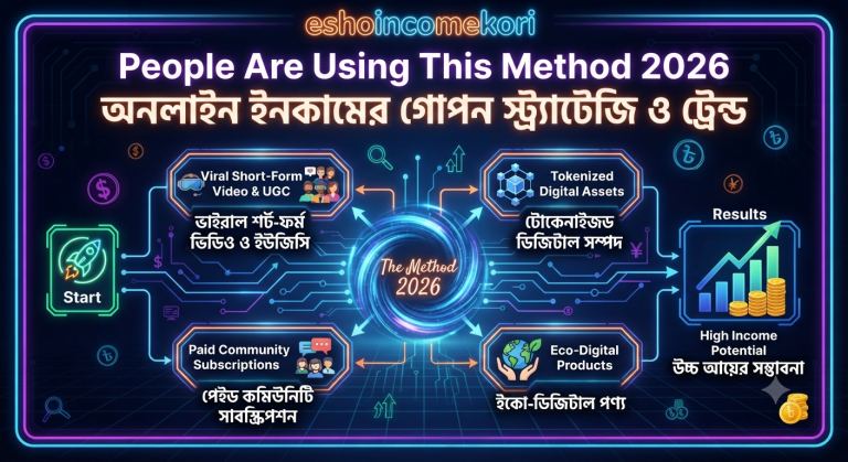 People Are Using This Method 2026 – অনলাইন ইনকামের গোপন স্ট্র্যাটেজি ও ট্রেন্ড