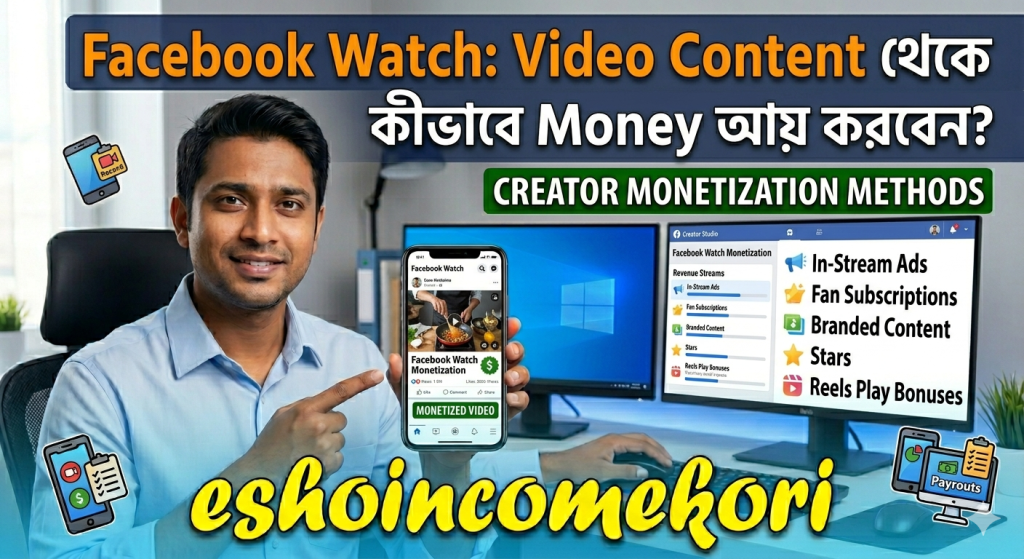 Facebook Watch: Video Content থেকে কীভাবে Money আয় করবেন?