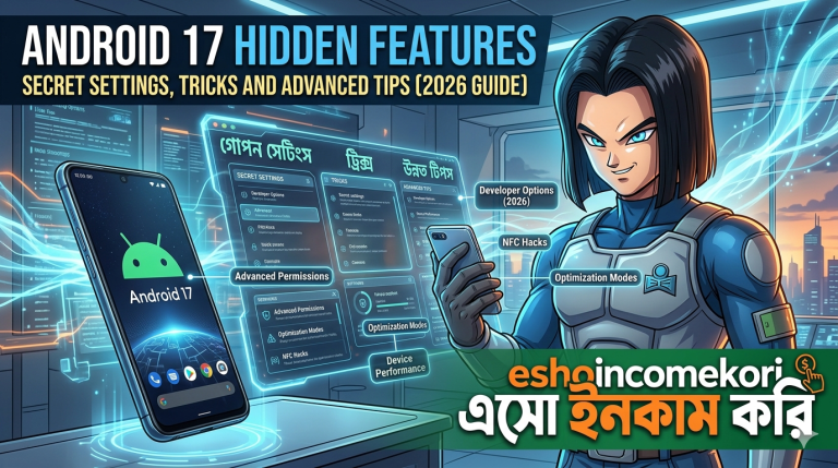Android 17 Hidden Features You Didn’t Know: Secret Settings, Tricks এবং Advanced Tips (2026 Guide)
