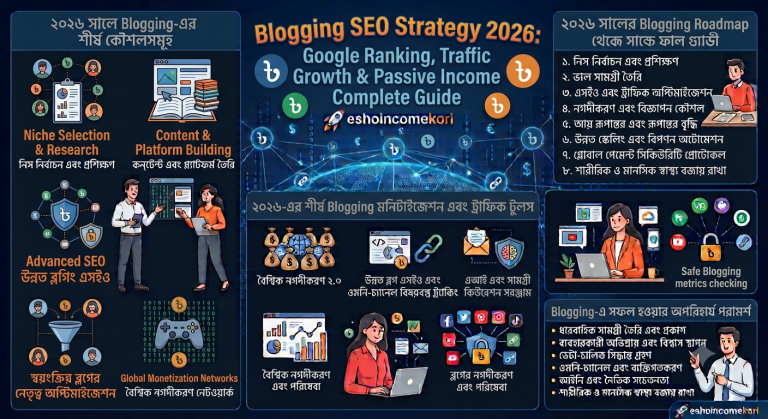 Blogging SEO Strategy 2026: Google Ranking, Traffic Growth & Passive Income Complete Guide