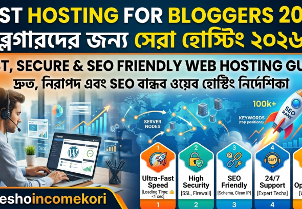 Best Hosting for Bloggers 2026 – Fast, Secure & SEO Friendly Web Hosting Guide