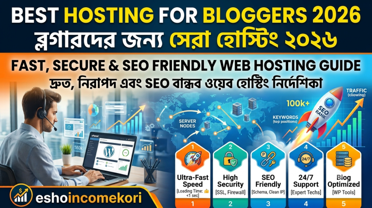 Best Hosting for Bloggers 2026 – Fast, Secure & SEO Friendly Web Hosting Guide