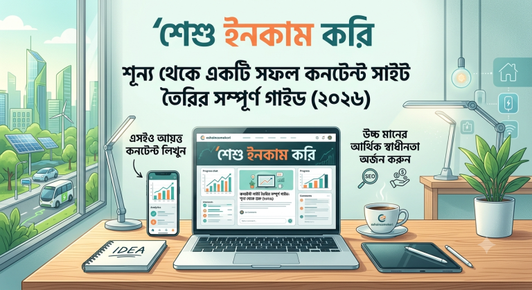 How to Start Content Site 2026: শূন্য থেকে একটি সফল কনটেন্ট সাইট তৈরির সম্পূর্ণ গাইড