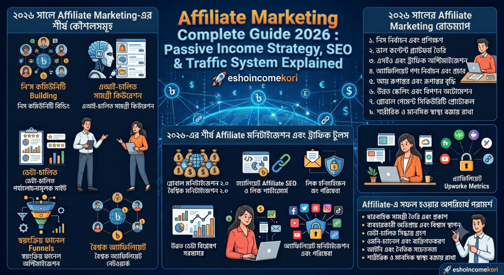 Affiliate Marketing Complete Guide 2026 : Passive Income Strategy, SEO & Traffic System Explained