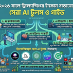AI Tools for Freelancing Work: ২০২৬ সালে ফ্রিল্যান্সিংয়ে ইনকাম বাড়ানোর সেরা AI টুলস ও গাইড