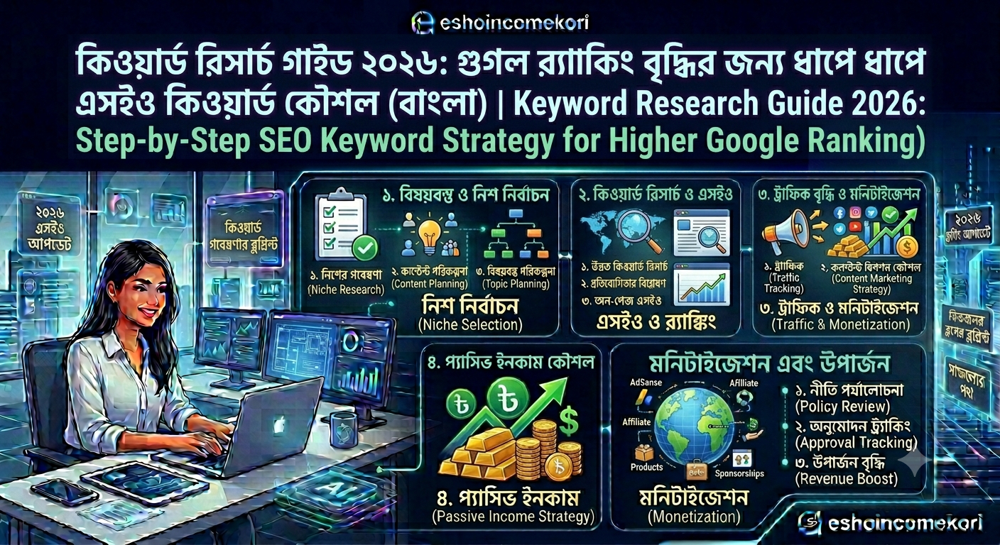 Keyword Research Guide 2026: Step-by-Step SEO Keyword Strategy for Higher Google Ranking (Bangla)
