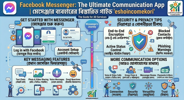 Facebook Messenger: The Ultimate Communication App মেসেঞ্জার ব্যবহারের বিস্তারিত গাইড