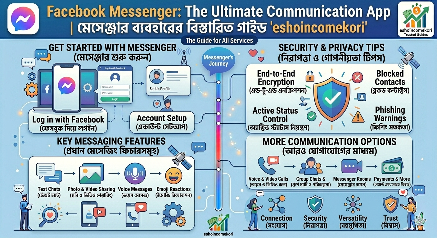 Facebook Messenger: The Ultimate Communication App মেসেঞ্জার ব্যবহারের বিস্তারিত গাইড
