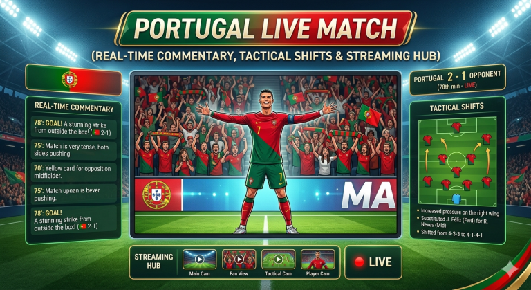  Portugal Live Match (Real-Time Commentary, Tactical Shifts & Streaming Hub)
