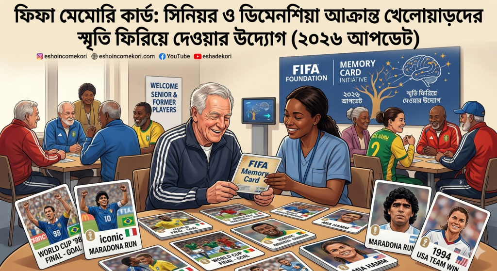 FIFA মেমোরি কার্ড: সিনিয়র ও ডিমেনশিয়া আক্রান্ত খেলোয়াড়দের স্মৃতি ফিরিয়ে দেওয়ার উদ্যোগ (২০২৬ আপডেট)