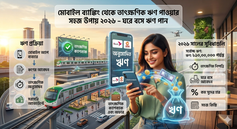 Easy Way to Get Instant Loan from Mobile Banking 2026 – Get Loan from Home