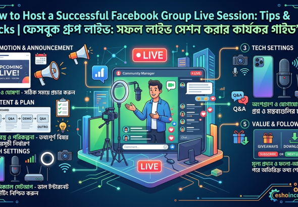 How to Host a Successful Facebook Group Live Session: Tips & Tricks | ফেসবুক গ্রুপ লাইভ: সফল লাইভ সেশন করার কার্যকর গাইড