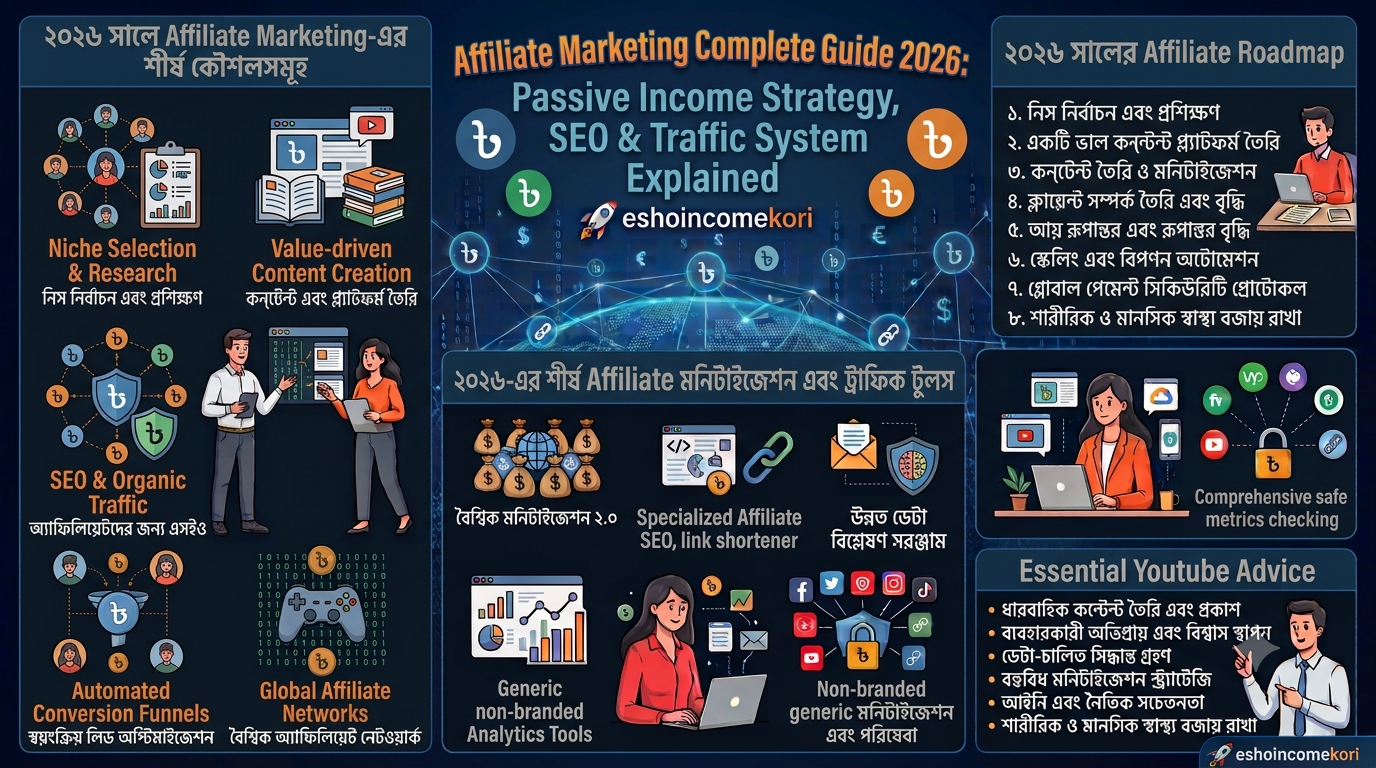 Affiliate Marketing Complete Guide 2026: Passive Income Strategy, SEO & Traffic System Explained