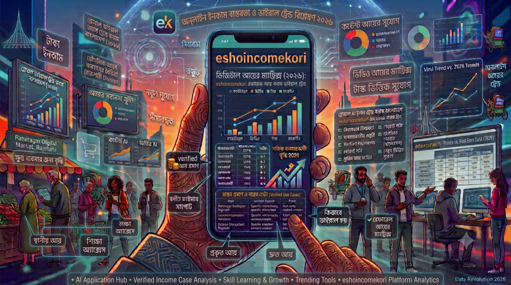 Internet income secrets revealed অনলাইন ইনকাম বাস্তবতা ও ভাইরাল ট্রেন্ড বিশ্লেষণ ২০২৬বর্তমানে ইন্টারনেটে একটি খুব জনপ্রিয় বাক্য দেখা যাচ্ছে Internet income secrets revealed এই ধরনের কনটেন্ট সাধারণত এমন অনলাইন ইনকাম পদ্ধতিকে বোঝায় যেগুলোকে “গোপন” বা “কম জানা” উপায় হিসেবে উপস্থাপন করা হয় এবং বলা হয় এই সিক্রেট ব্যবহার করে সহজে ঘরে বসে টাকা আয় করা সম্ভব
