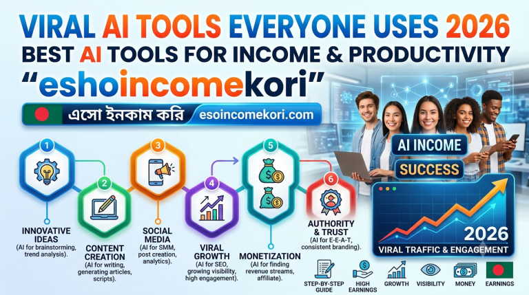 Viral AI Tools Everyone Uses 2026 – Best AI Tools for Income & Productivity