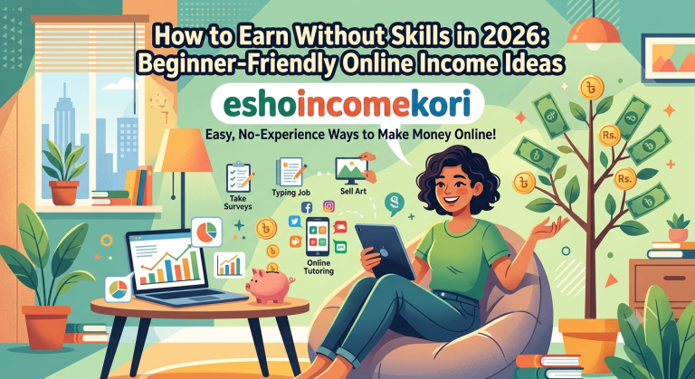 How to Earn Without Skills in 2026: Beginner-Friendly Online Income Ideas