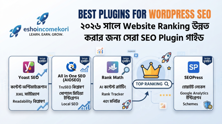 Best Plugins for WordPress SEO: ২০২৬ সালে Website Ranking উন্নত করার জন্য সেরা SEO Plugin গাইড