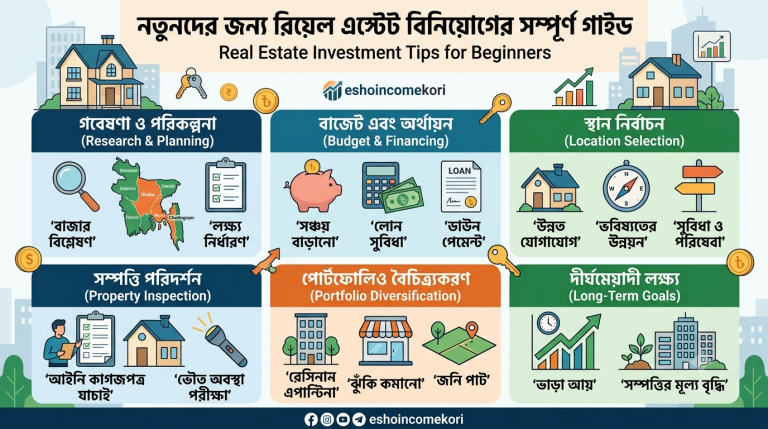 Real Estate Investment Tips for Beginners: নতুনদের জন্য রিয়েল এস্টেট বিনিয়োগের সম্পূর্ণ গাইড